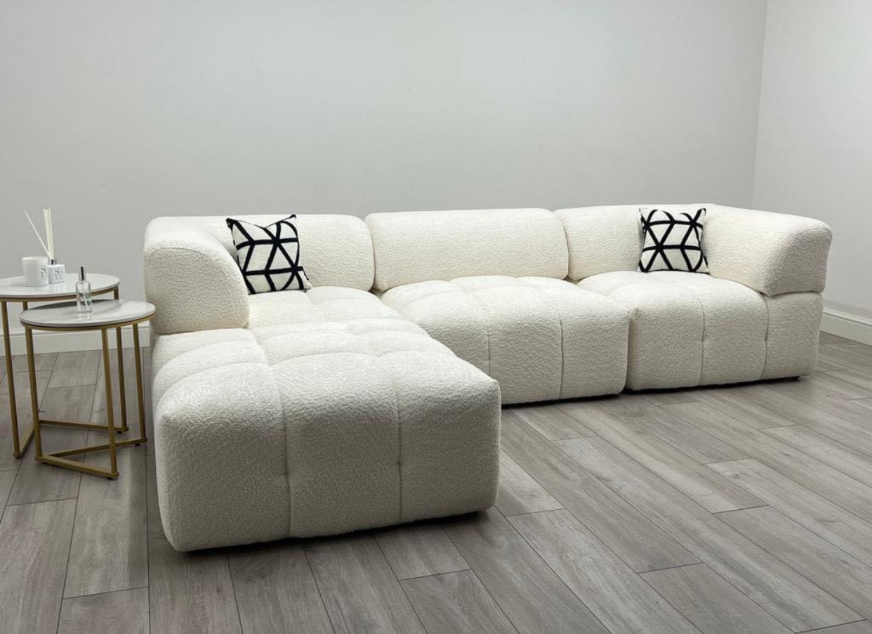 Cloud Boucle Three Seater Sofa