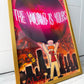 Framed Neon Monopoly Man Ready to Hang Picture