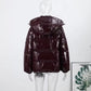 Glossy Puffer Coat