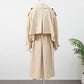 Beige Longline Trench Coat Mac
