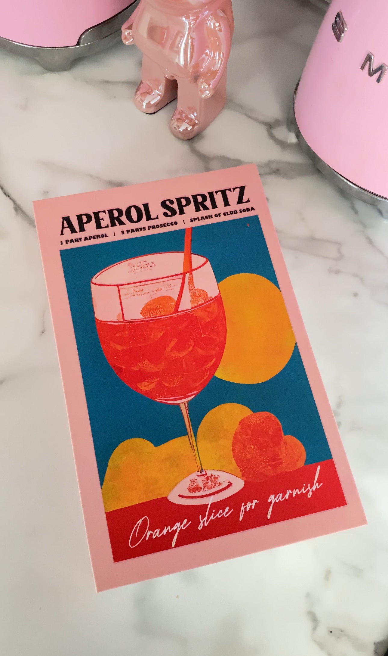 Aperol Spritz Openable Coffee Table Book Box