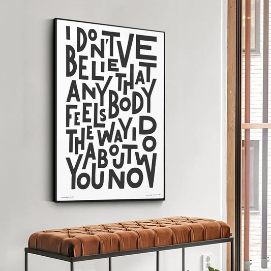 Lyric Cotton Canvas Print