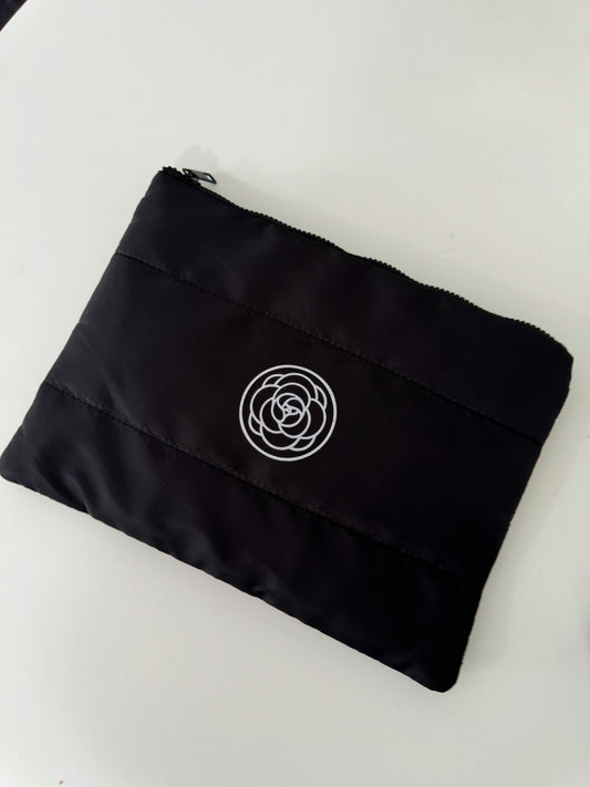 Black Pouch Cosmetic Bag