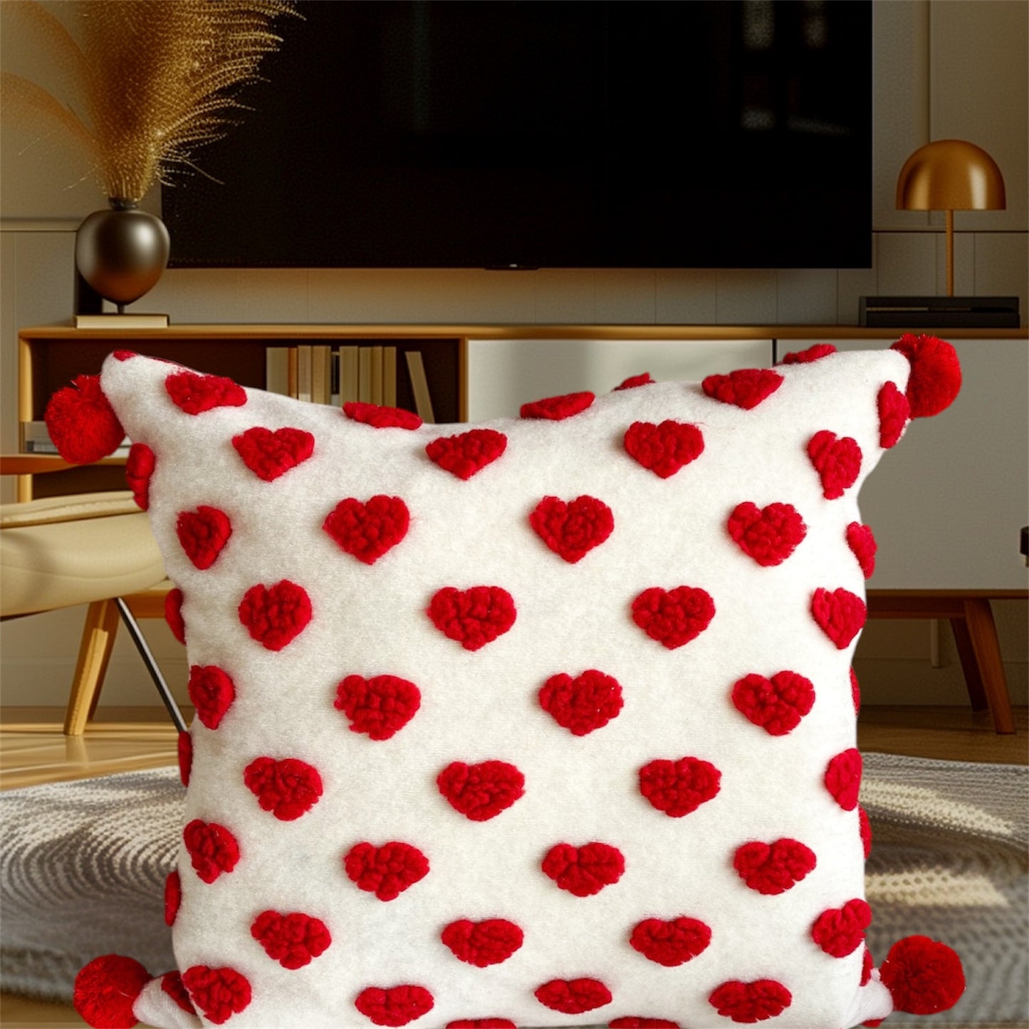 Love Heart Cushion Cover