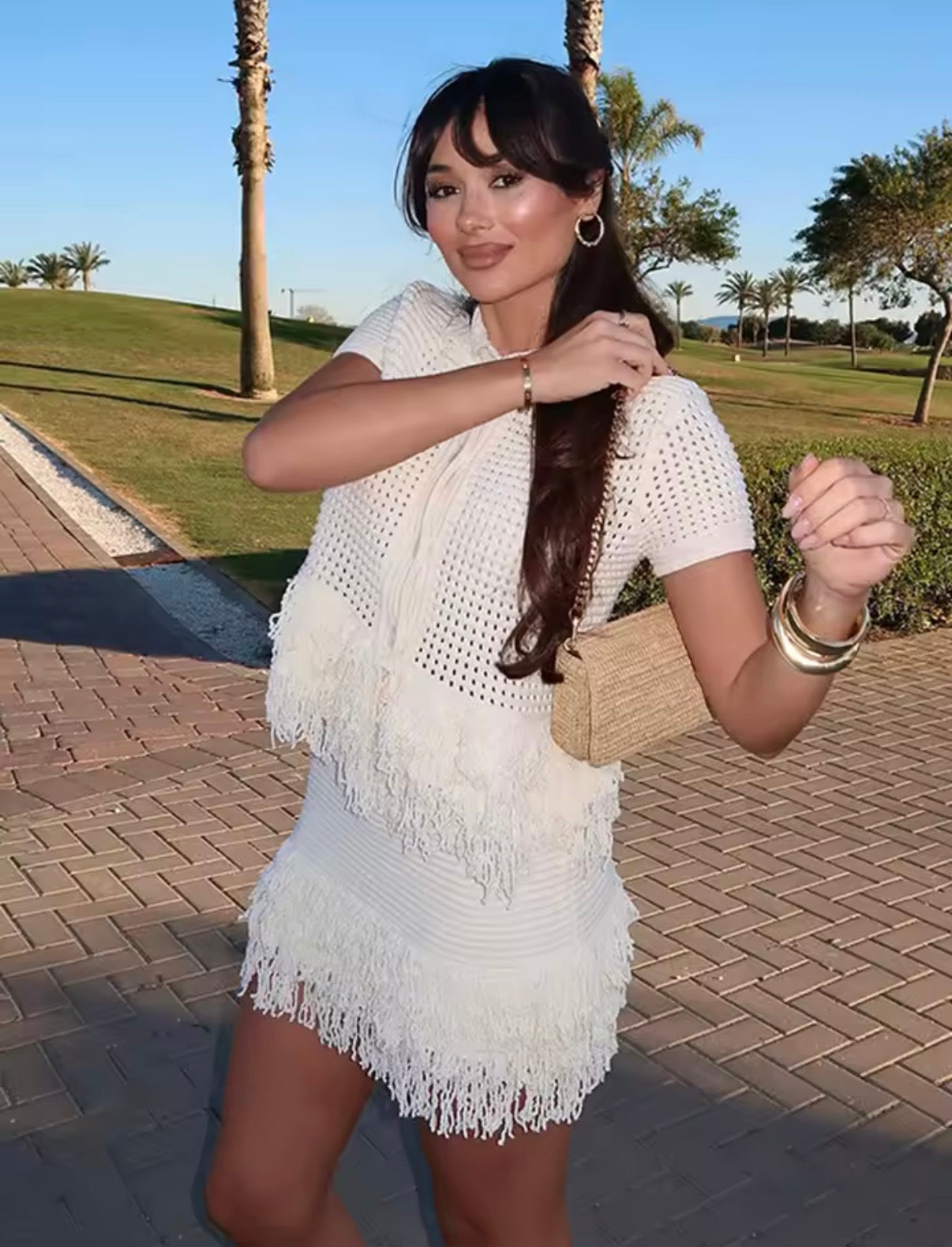 Knit Tassell Co-Ord Set