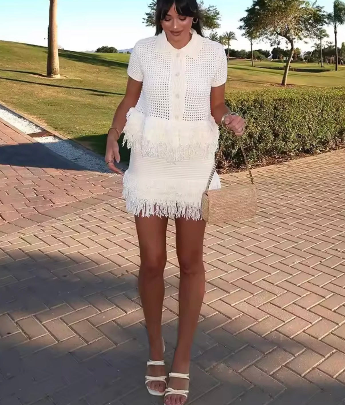 Knit Tassell Co-Ord Set