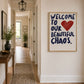Welcome Cotton Canvas Picture