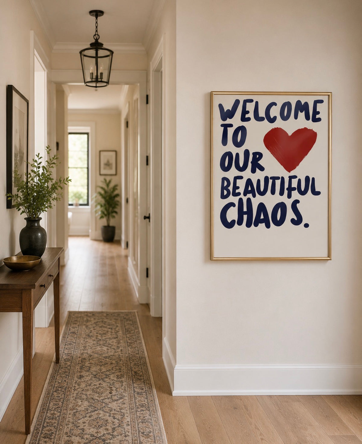 Welcome Cotton Canvas Picture