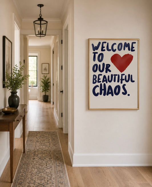 Welcome Cotton Canvas Picture