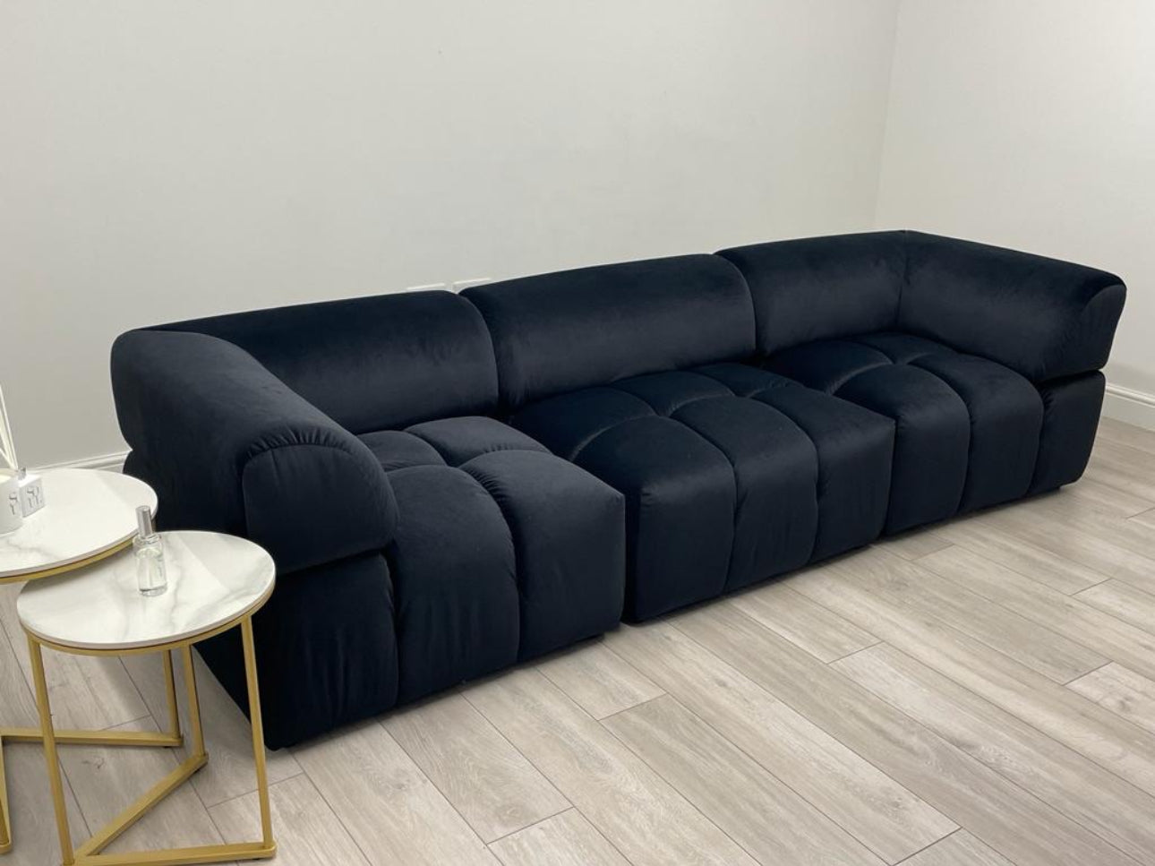 Deco Spacious Three Seater Sofa