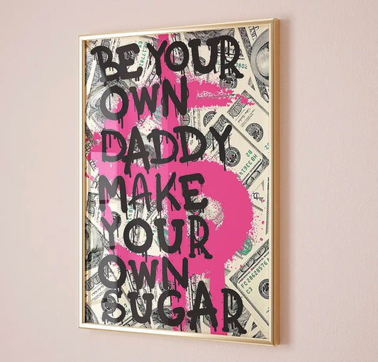 MAKE YOUR OWN SUGAR Cotton Canvas Print