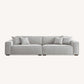 Grey Pebble Boucle Sofa