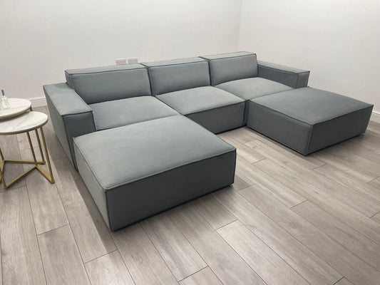 Grey Three Seater Sofa