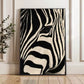 Black and White Zebra Cotton Canvas Picture
