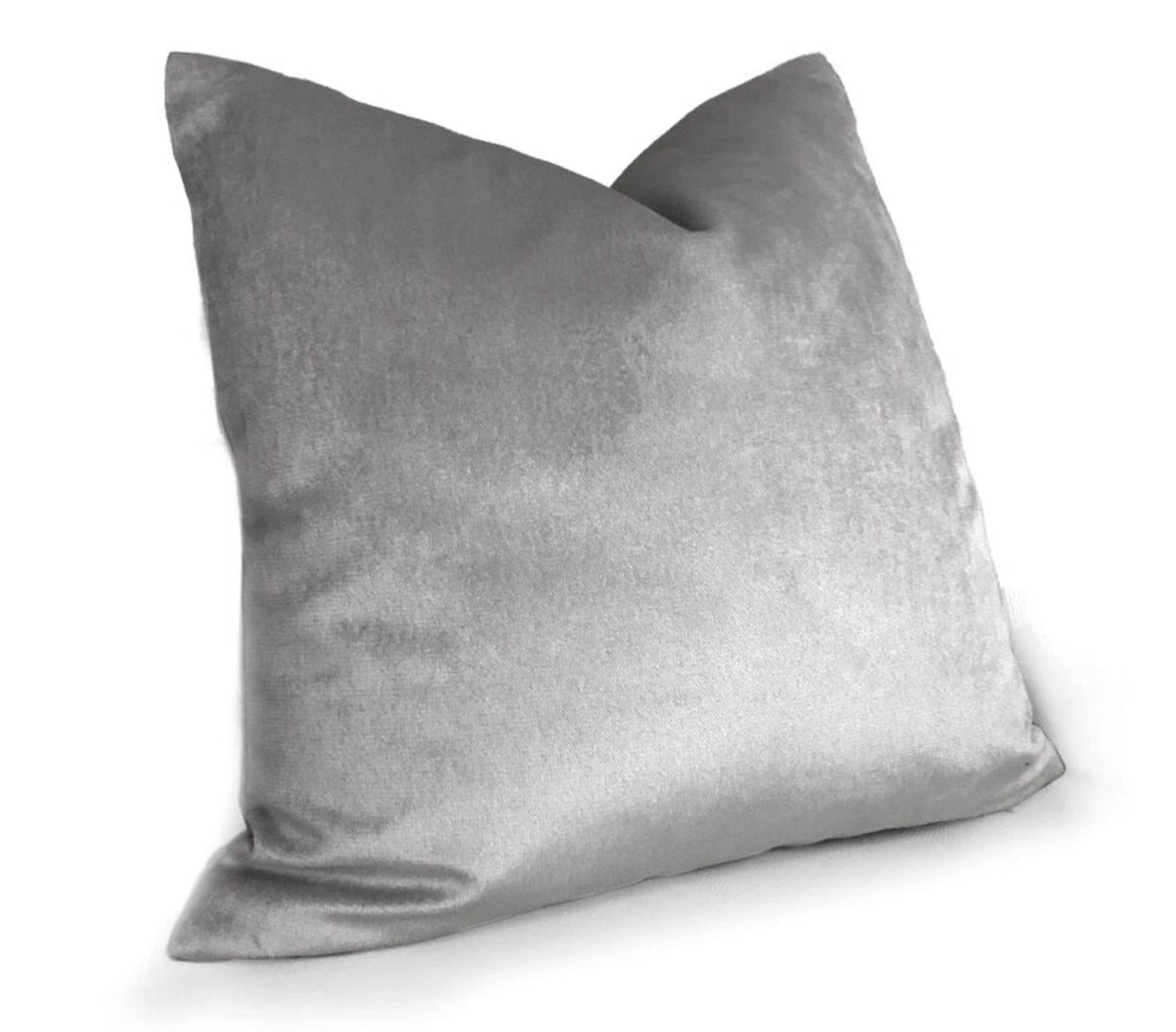 Grey Suede Cushion Cover