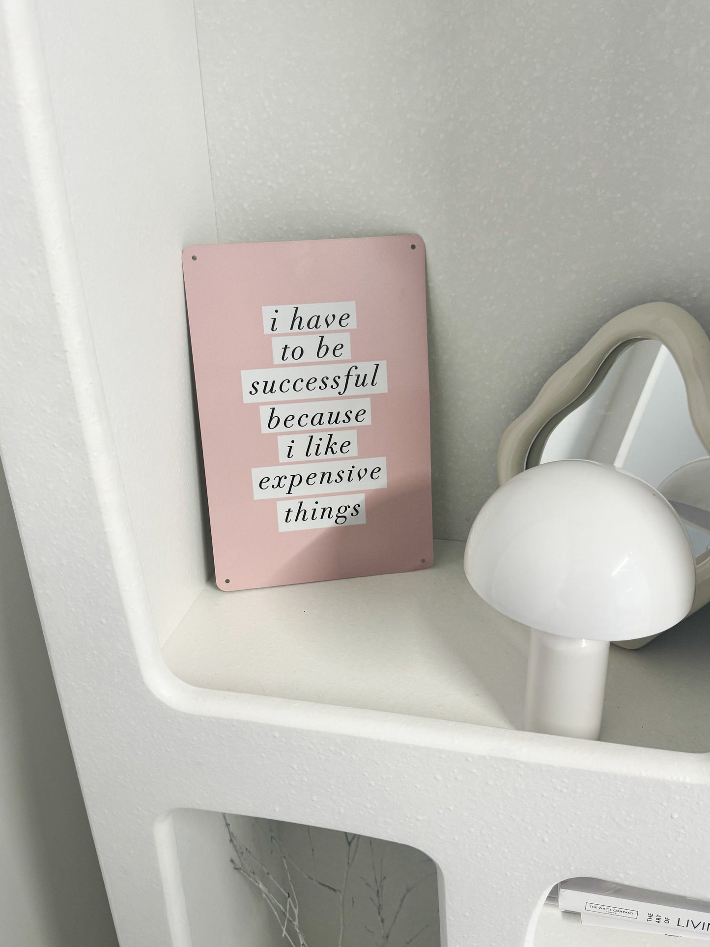 Pink Successful Plaque