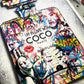 XL Graffiti CoCo Cotton Canvas Print