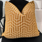 Gold Geo Print Cushion Cover