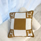 Luxury H Cashmere Wool Cushion Cover