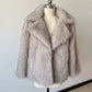 Fox Faux Fur Coat