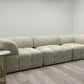 Deco Spacious Three Seater Sofa