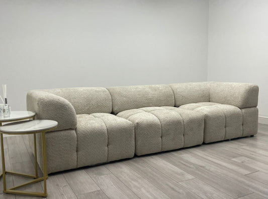 Deco Spacious Three Seater Sofa