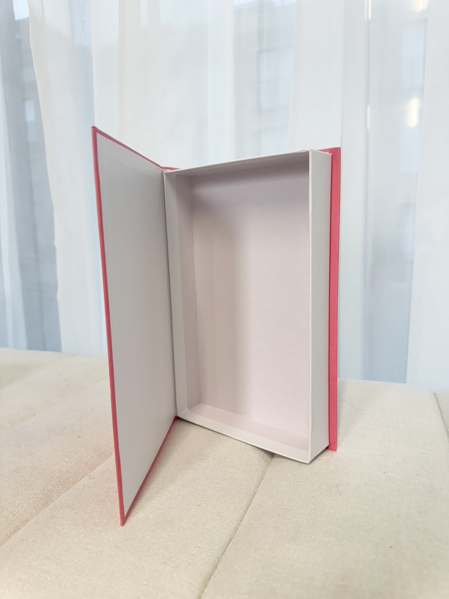 Pink Palm Beach Openable Coffee Table Book Box