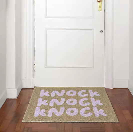 Knock Knock Door Mat