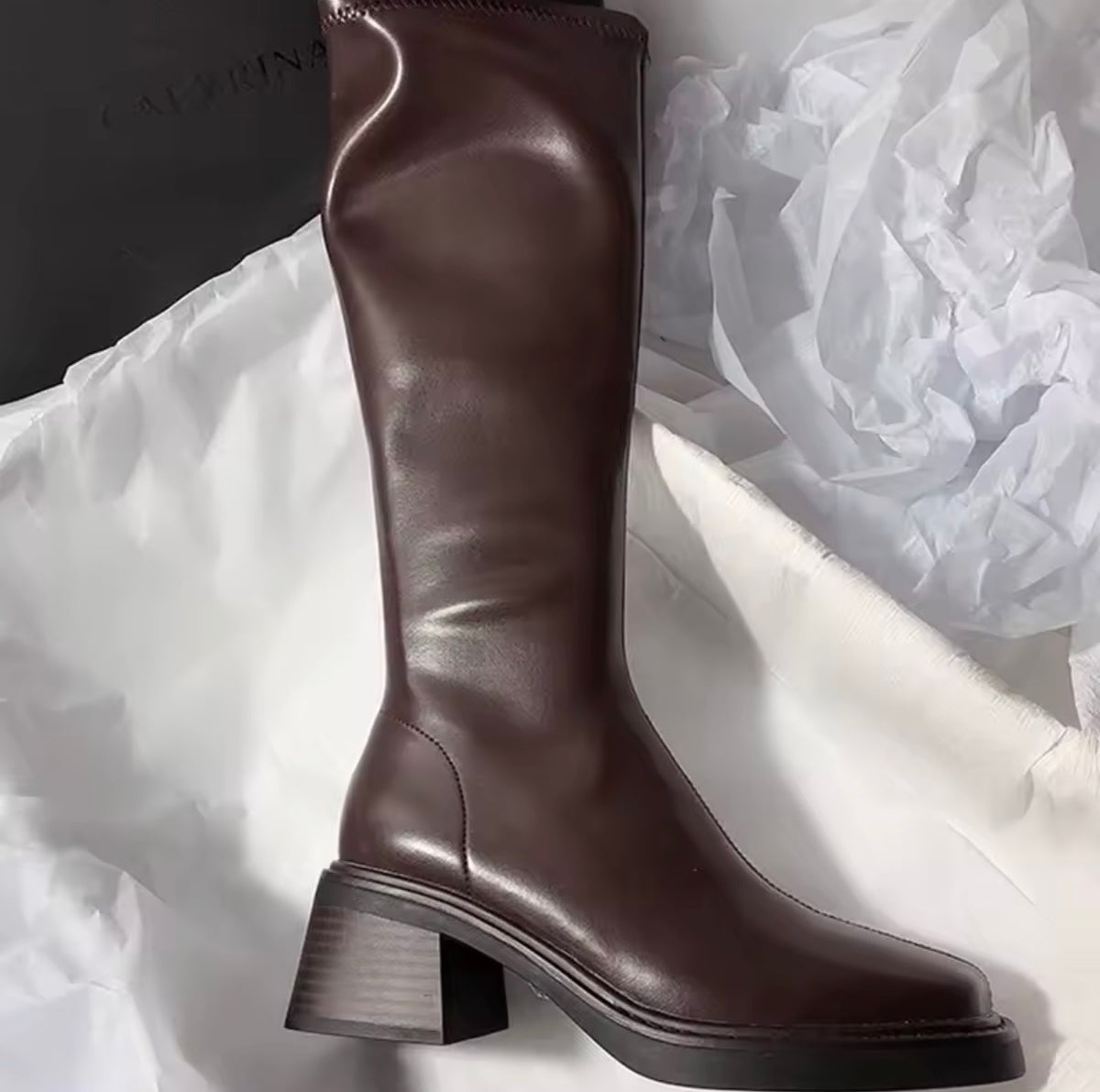 Square Toe Riding Boots