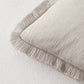 Fringed Texture Duck Feather Cushion
