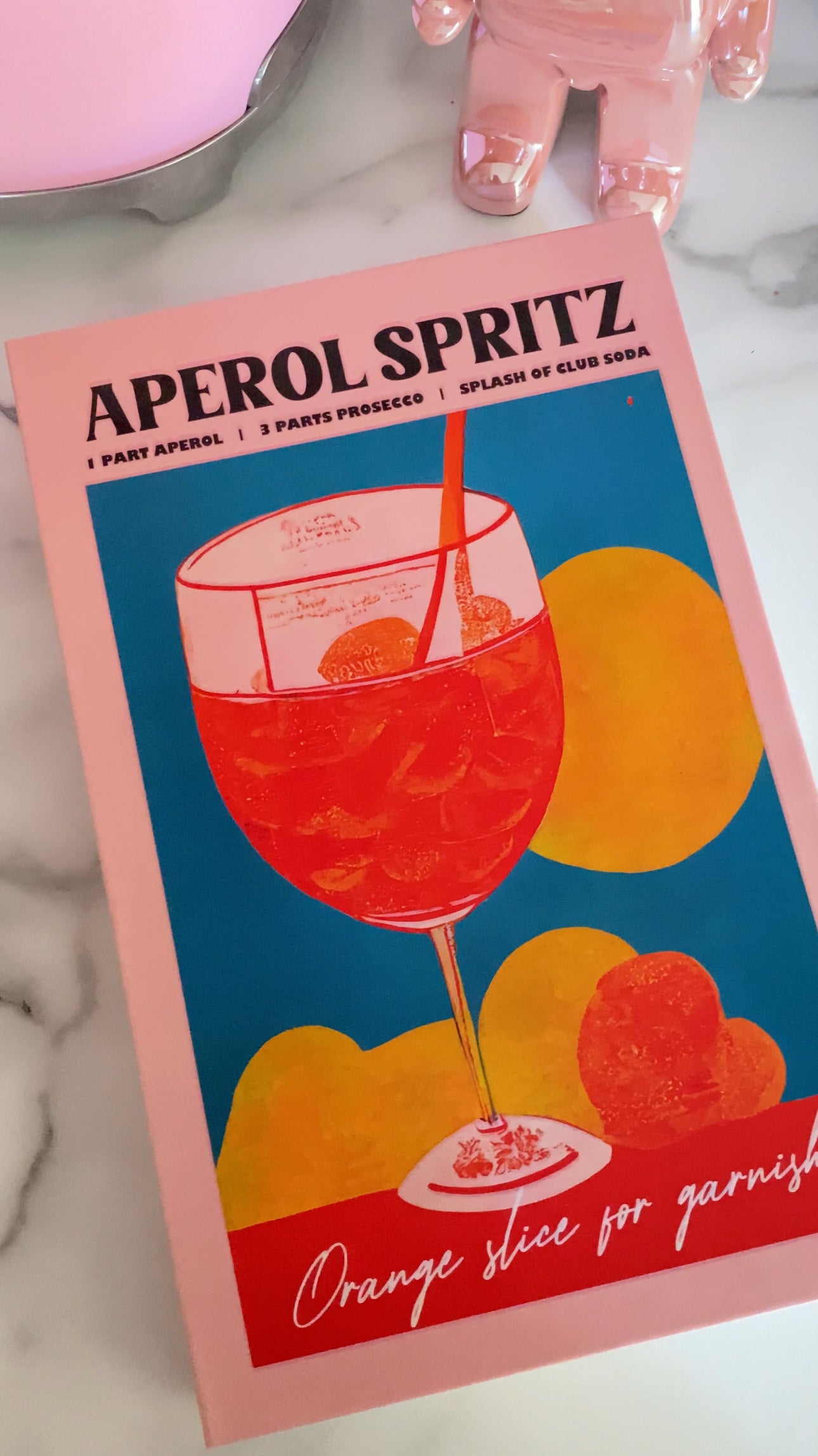 Aperol Spritz Openable Coffee Table Book Box