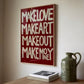 “MAKE” Cotton Canvas Picture
