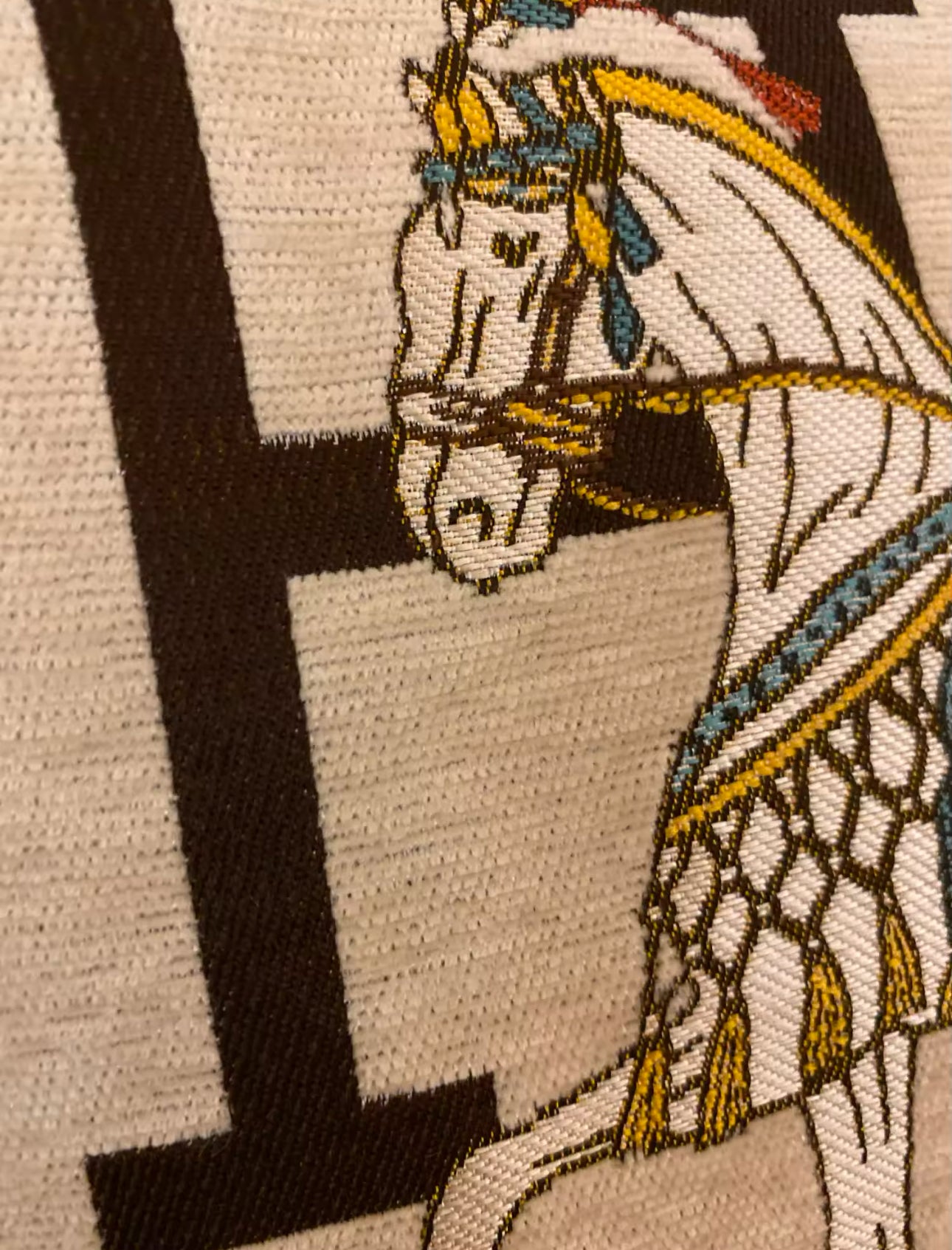 Cream Horse Cushion Cover