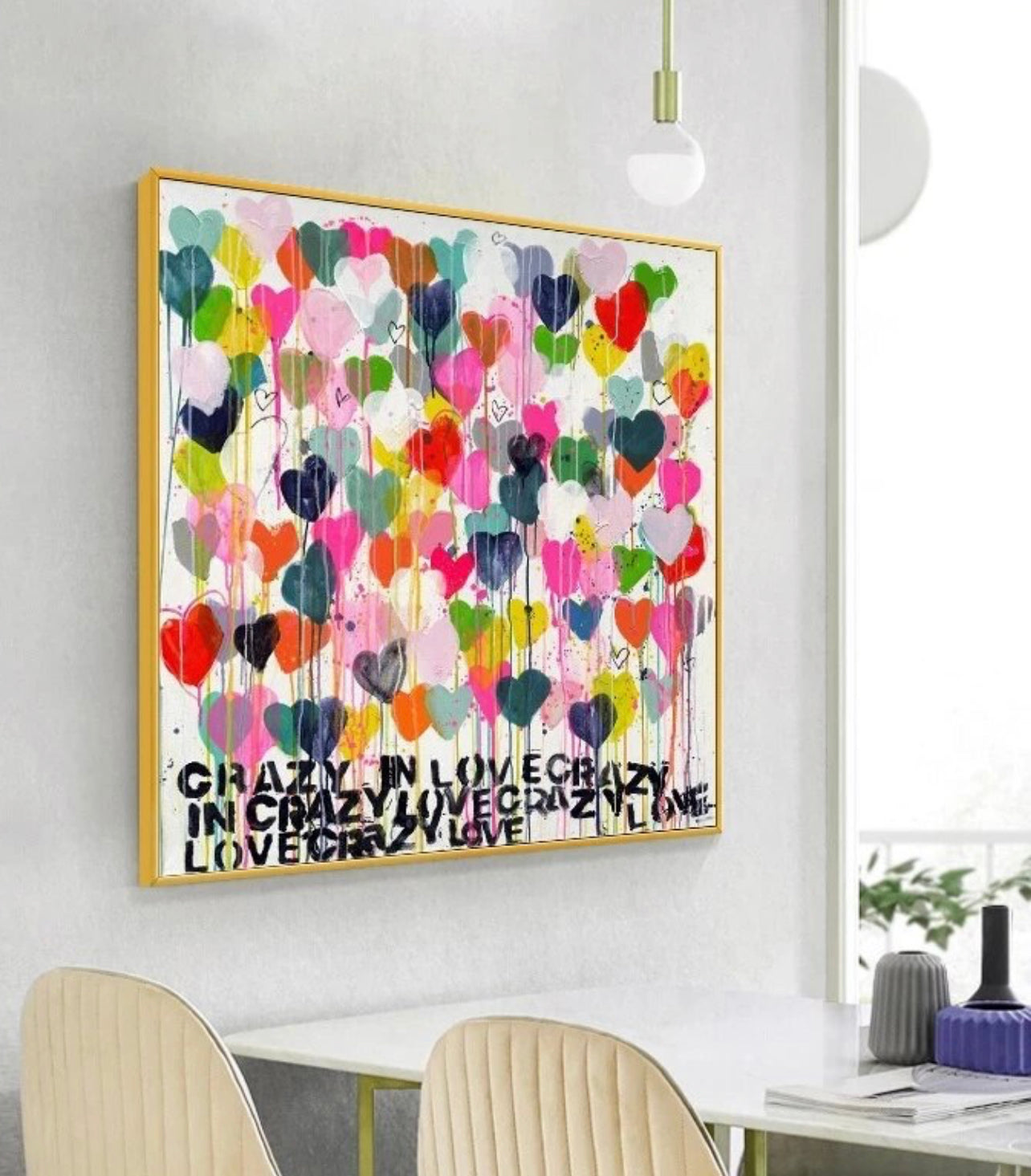 Crazy in Love Canvas Print