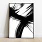 Set of 2 Black And White Cotton Canvas Prints