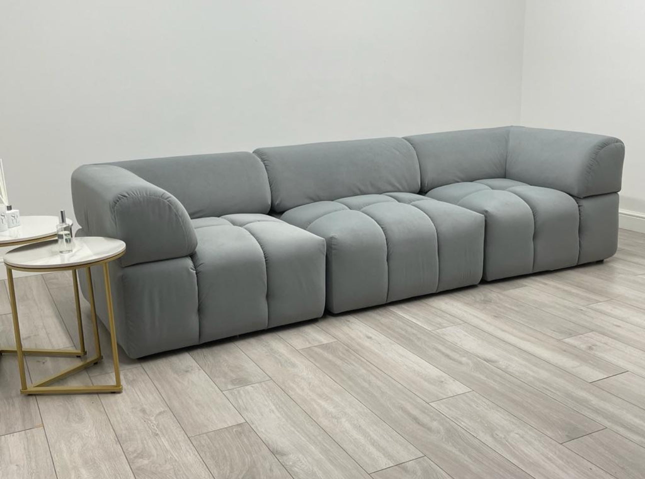 Deco Spacious Three Seater Sofa