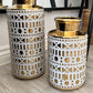 Gold Ceramic Large Vase
