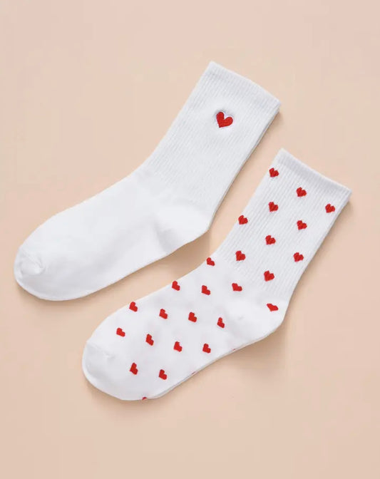 Small Heart Socks Set