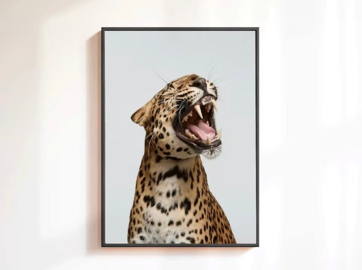 Leopard Cotton Canvas Pictures