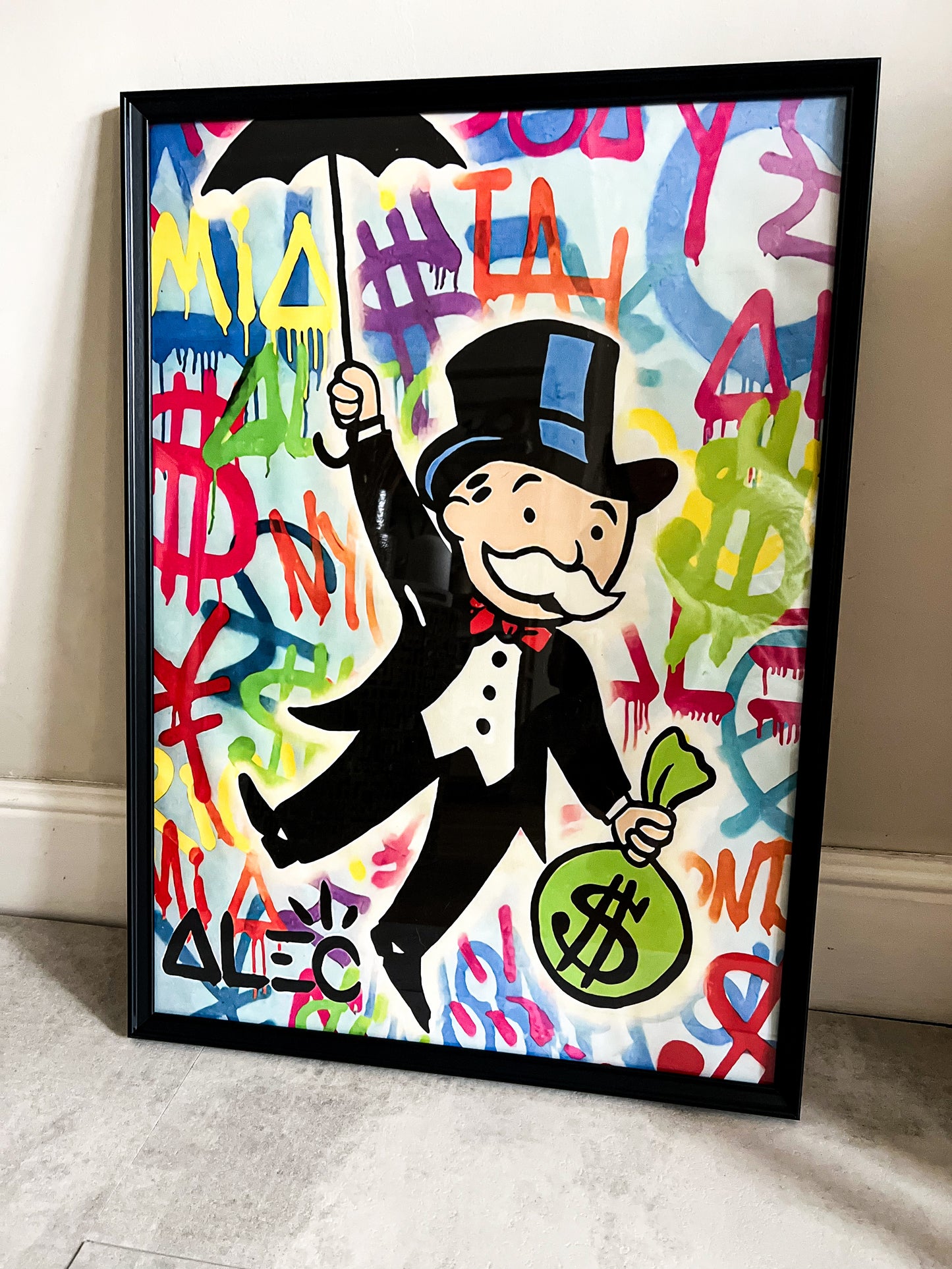 Monopoly Cotton Canvas Print