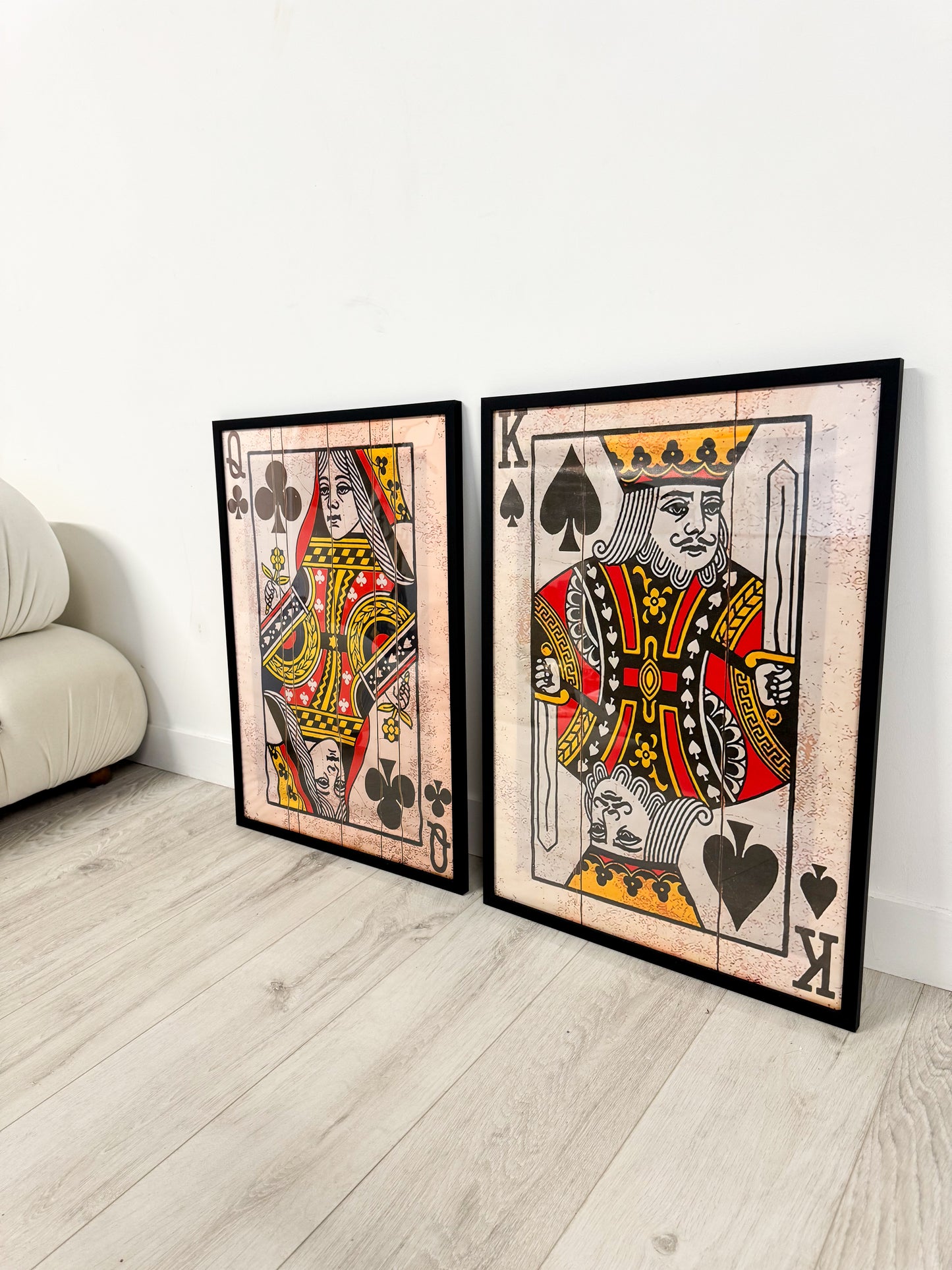 King and Queen Cards Canvas Prints