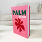 Pink Palm Beach Openable Coffee Table Book Box