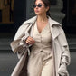 Beige Longline Trench Coat Mac