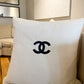 Cream & Black Coco Bespoke Cushion Cover