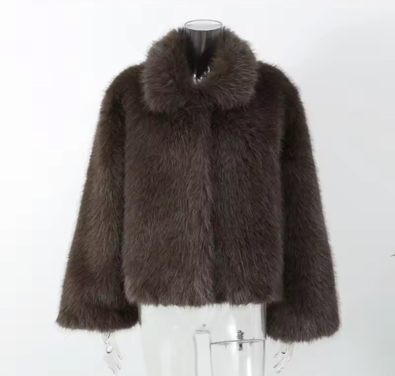 Brown Bear Faux Fur Coat