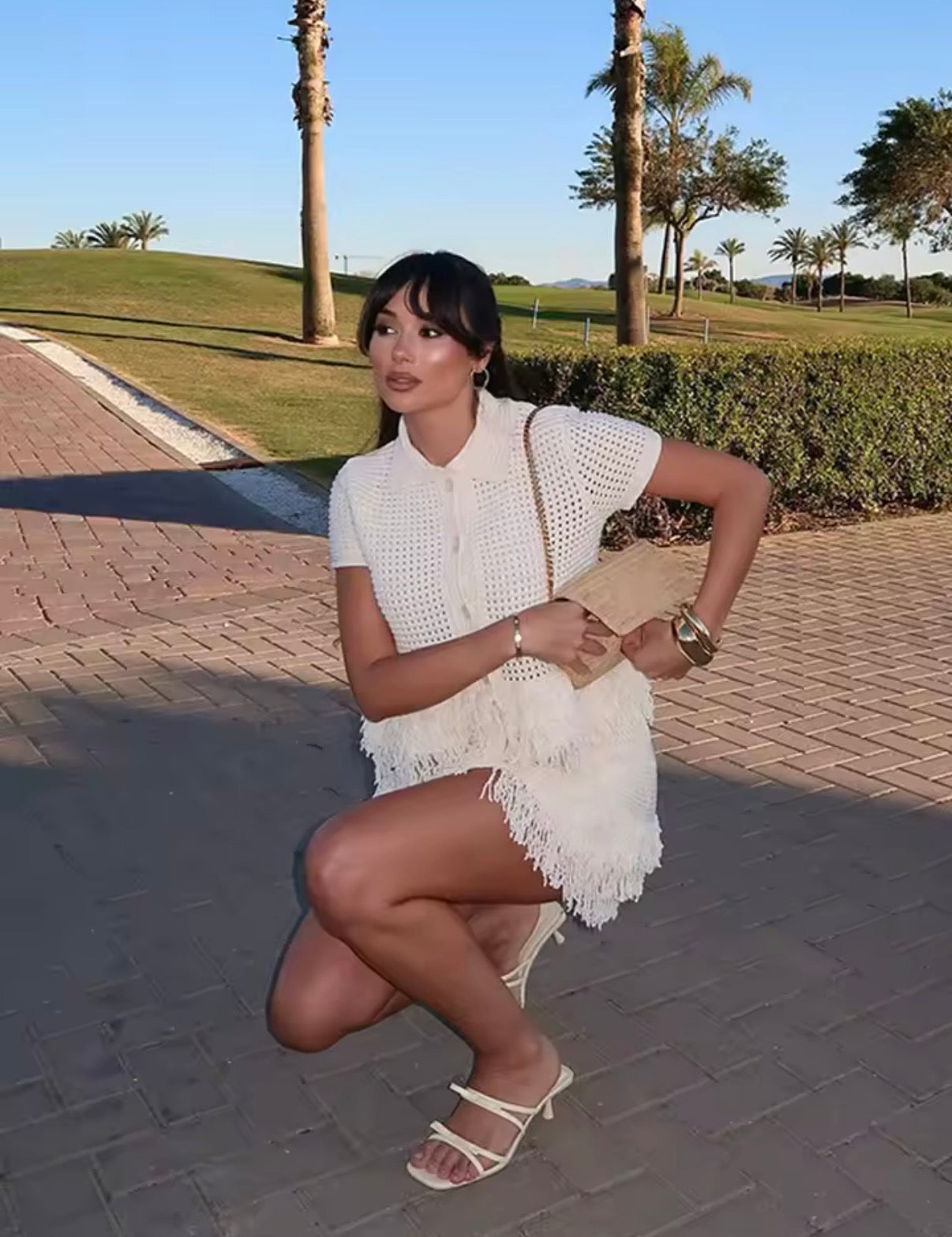 Knit Tassell Co-Ord Set