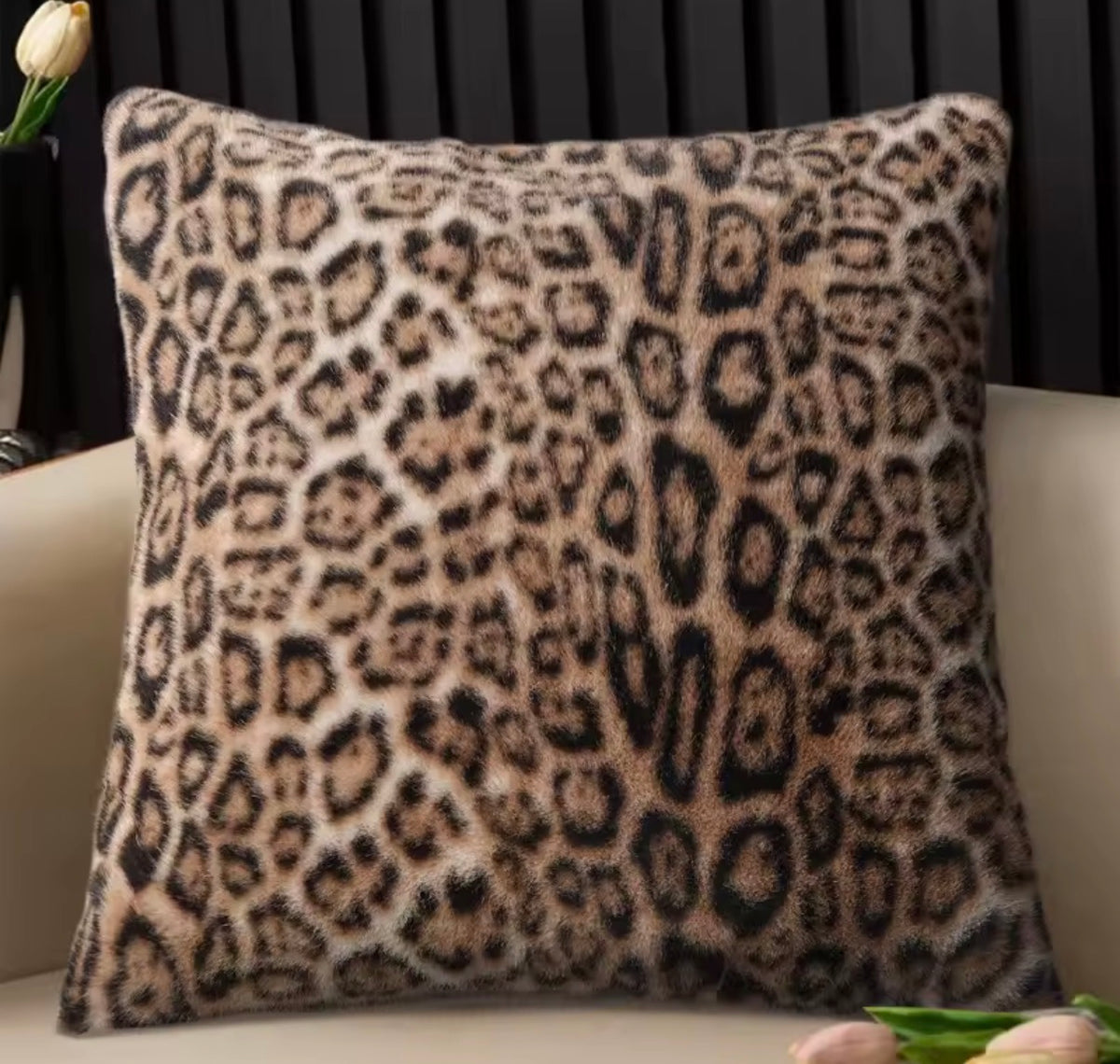 Leopard Print Cushion Cover