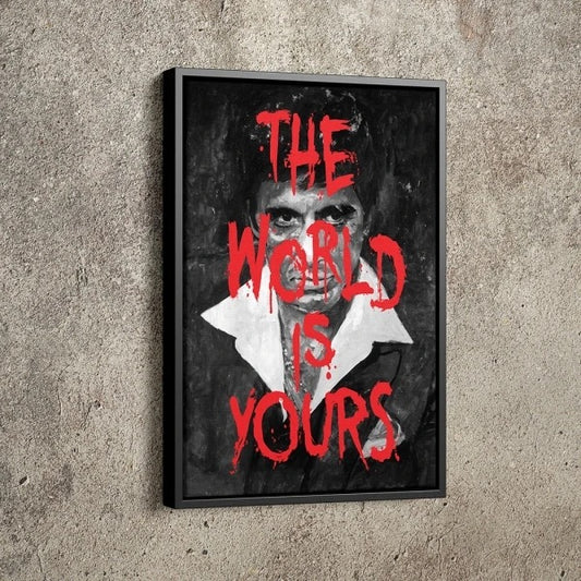 The World Is Yours Canvas Wall Print