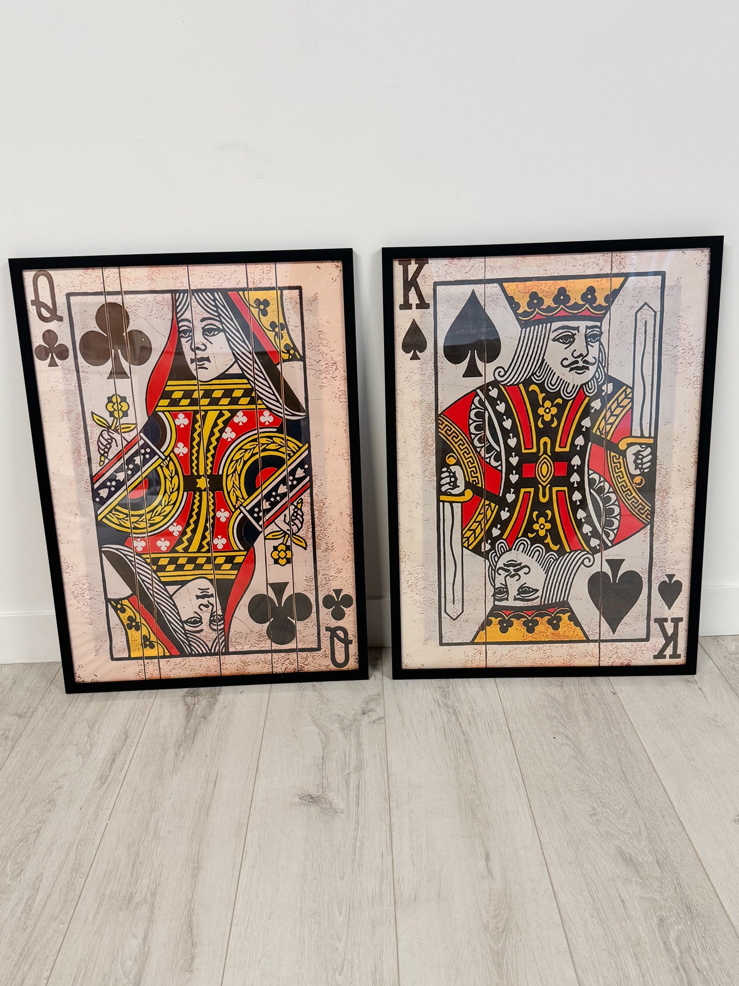 King and Queen Cards Canvas Prints