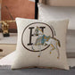 Cream Horse Cushion Cover